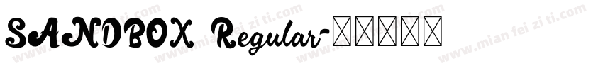 SANDBOX Regular字体转换